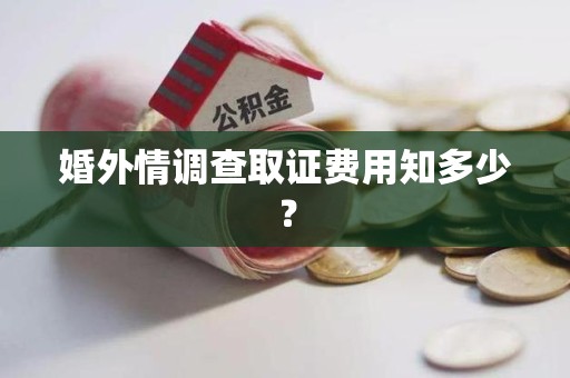 龙海婚外情调查取证费用知多少？