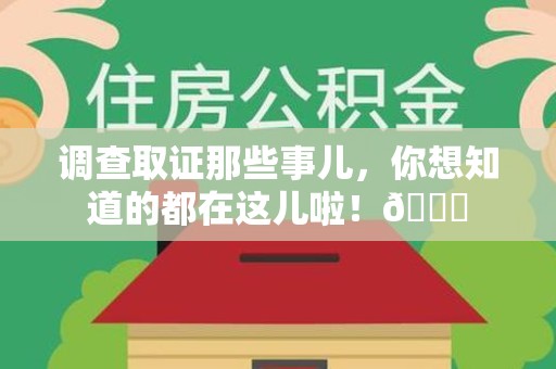 龙海调查取证那些事儿，你想知道的都在这儿啦！😎