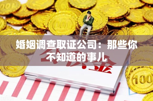 龙海婚姻调查取证公司：那些你不知道的事儿