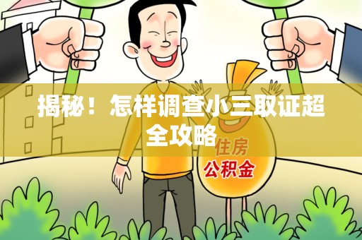 龙海揭秘！怎样调查小三取证超全攻略