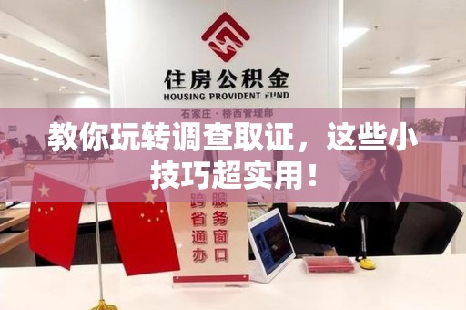 龙海教你玩转调查取证，这些小技巧超实用！
