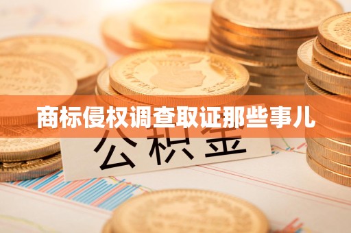 龙海商标侵权调查取证那些事儿