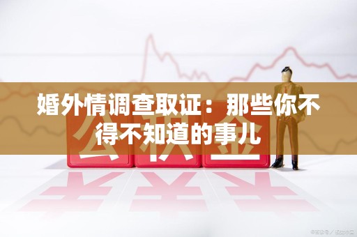 龙海婚外情调查取证：那些你不得不知道的事儿