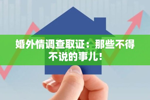 龙海婚外情调查取证：那些不得不说的事儿！