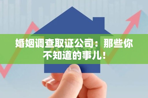 龙海婚姻调查取证公司：那些你不知道的事儿！
