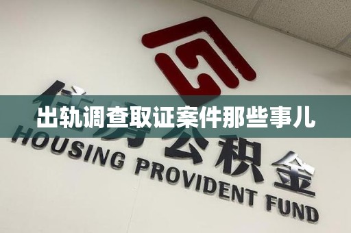 龙海出轨调查取证案件那些事儿