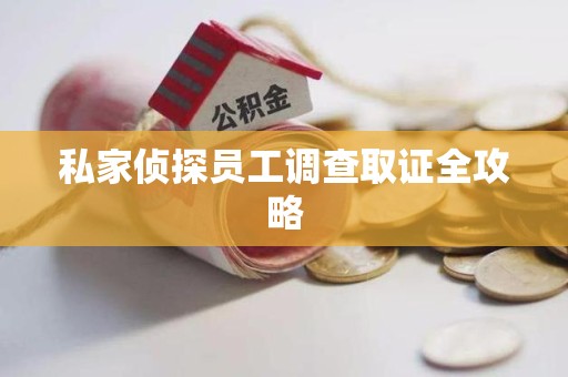 龙海私家侦探员工调查取证全攻略